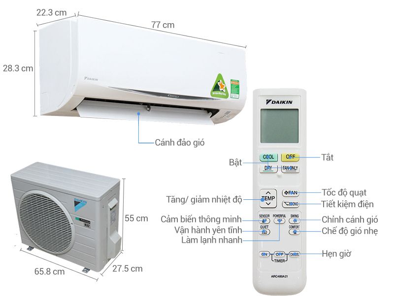 Cách sửa lỗi F3 điều hòa Daikin Inverter