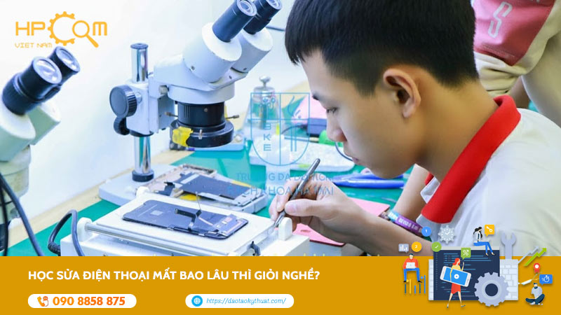 hoc-sua-dien-thoai-mat-bao-lau